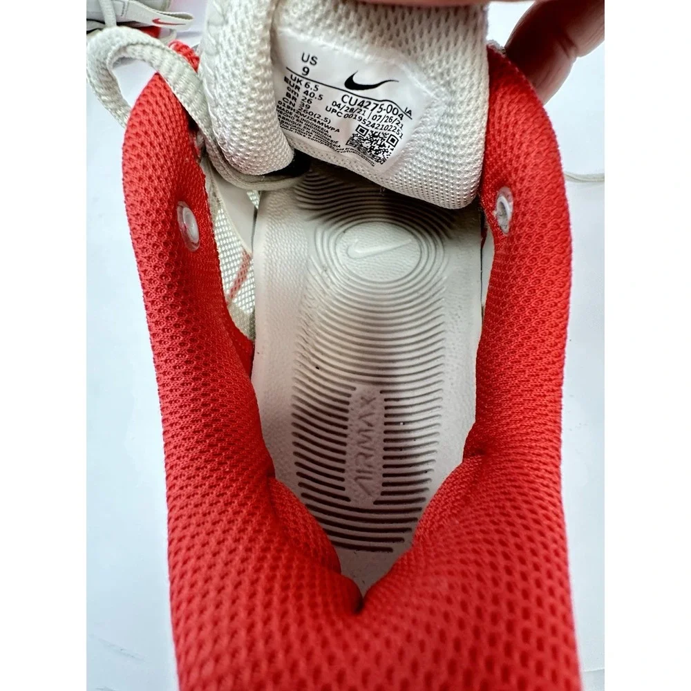 Nike Court Air Max Volley Light Bone Lobster CU4275-004 Womens Size 9 Tennis